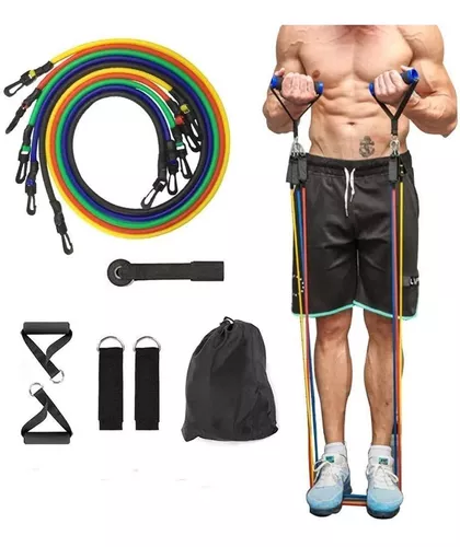 Kit Ejercicio Casa 17 Piezas Gimnasio En Casa Musculación