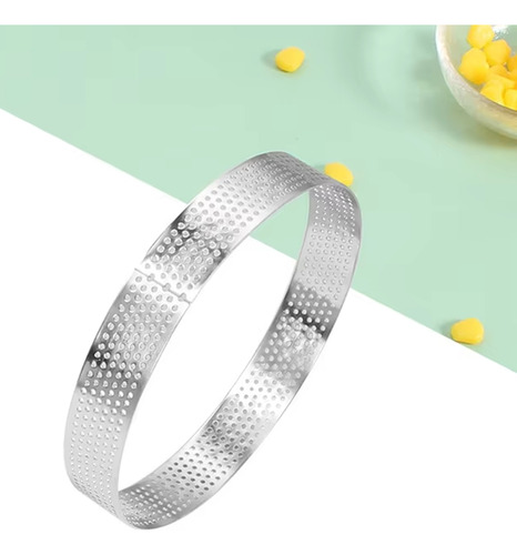 Juego De 6 Anillos De Tarta Circulares De 18 Cm Con Agujeros