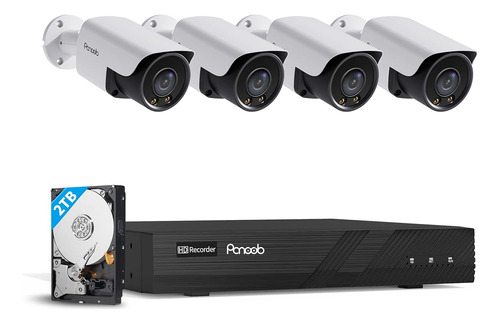 Cámara De Seguridad, Panoob 4k Hd Wifi Interiorexterior189