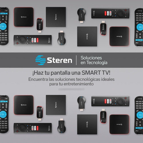 Convertidor Smart Tv Android Tv Box | Intv-110 Color Negro