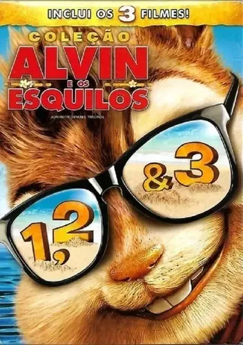 Coleção Alvin E Os Esquilos 1, 2 & 3 Dvd Box | Frete grátis
