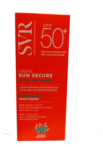 Creme Sun Secure Spf50+ Protector Solar En Crema 50ml Svr
