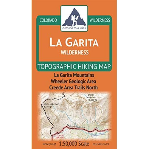 Mapa Topográfico De Senderismo Garita Wilderness, Colo...