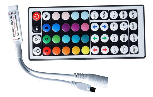 Duaitek CTRL-RGB5 controlador tira rgb infrarojo 44 botones slim