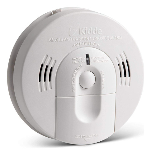 Kidde - Detector De Monoxido De Carbono Y Humo, Funciona Con