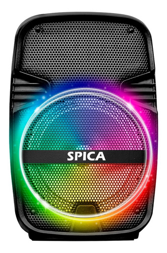 Parlante Portátil Spica Bluetooth Karaoke Microfono Bateria