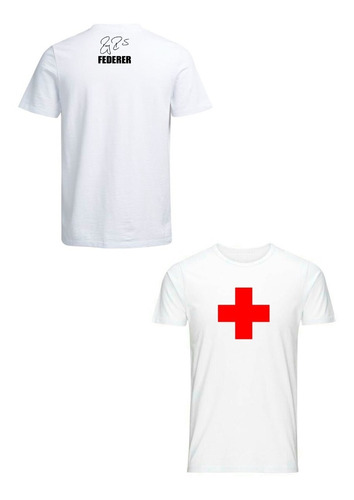 Remera Federer Suizo Algodon Unisex Adulto/niño