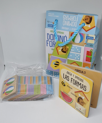 Imagen 4 de 4 de Dominó Formas Libro Y Juego
