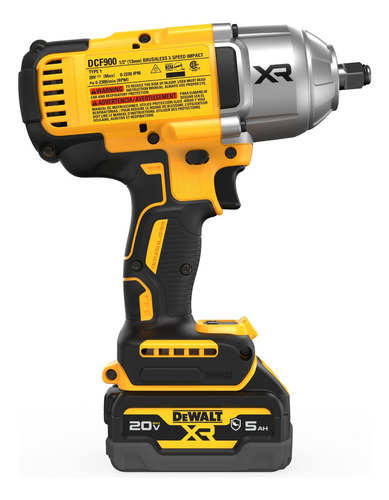 Kit Llave De Impacto De 1/2 (13mm) Dewalt (dcf961p2-b3)