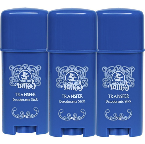 Imagem 4 de 5 de Kit 3 Unids. Transfers Bastão Para Tatuagem 50g Long Life