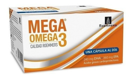 Mega Omega 3 X 30 Cápsulas Roemmers 