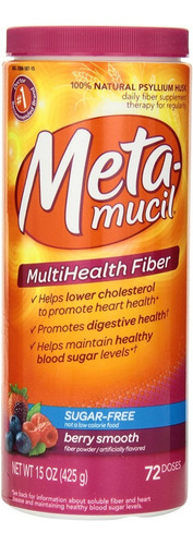 Metamucil Fibra 72 Porciones - Un - Unidad A $6888