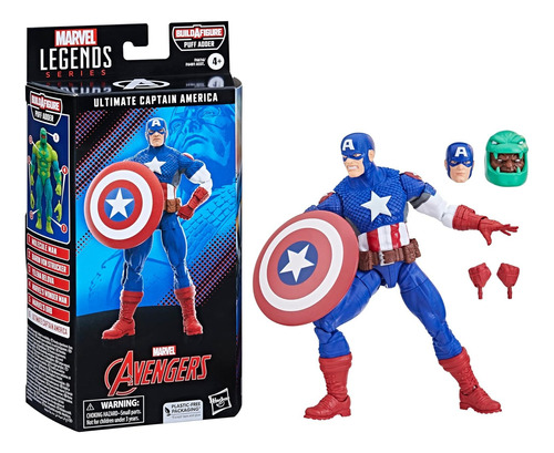 Marvel Legends Avengers Ultimate Captain America Orig Replay