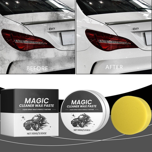 Juego De Cera Para Coche G Car Wax + Pasta Limpiadora Para P