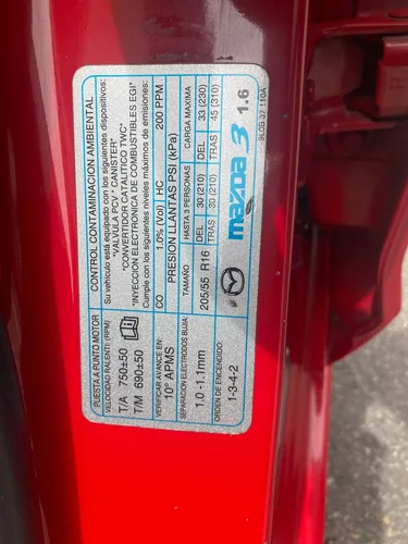 Mazda 3 1600cc Mt Aa