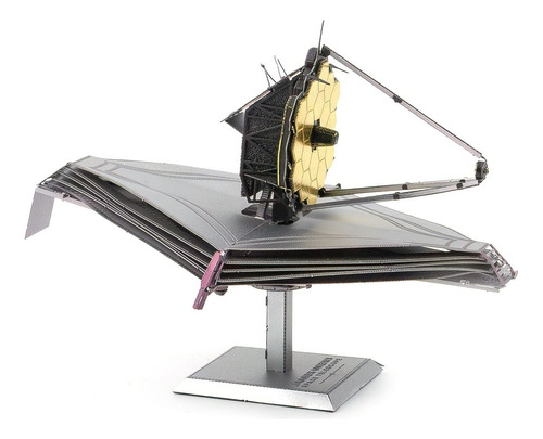 Maqueta Metal Earth Satélite James Webb 3d Para Armar