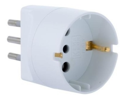 Adaptador Enchufe Euro 4.8 A Italia 4.0 220v