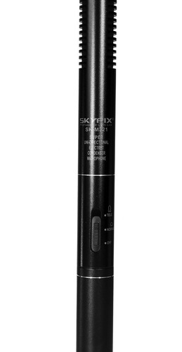 Microfone Direcional Shotgun Skypix 321a Condensador Coral