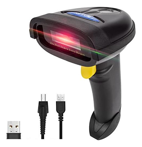 Leitor De Código De Barras Netum Nt-1228bl 2d, Compatível Com Conexão