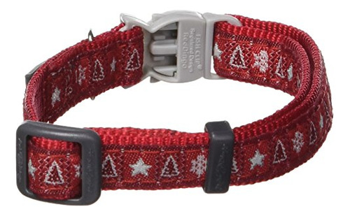 Collar Gato Santa Paws Red Dingo 12mm, Pequeño