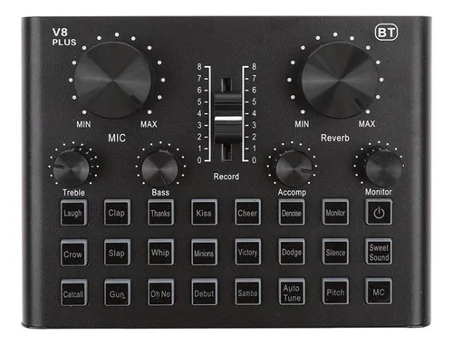 Zj Equipo De Podcast Efecto De Sonido Múltiple Portátil Para