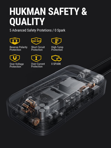 Cargador De Batería Coche 10a 12v 6v Mantenedor Desulfatador