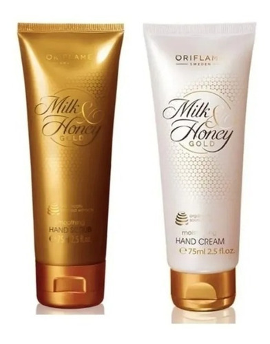 Set: Crema P/ Manos+ Exfoliante+ Jabón Milk & Honey Oriflame