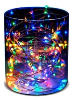 Comprar Alambre Luces Led 3 Metros Colores Cable Hilo Tira Exterior Pilas Navidad Luces Multicolor