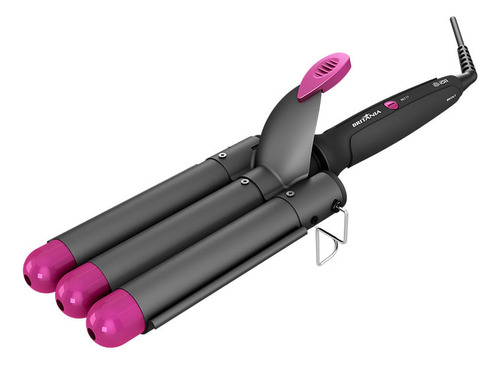 Modelador Triondas Britânia Bivolt 190w Íon Tourmaline Bece1 Preto
