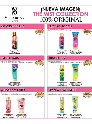 Victoria's Secret - Cremas, Splash Y Mas - 100% Original