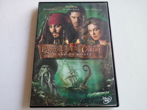 Dvd Piratas Do Caribe O Baú Da Morte Johnny Depp