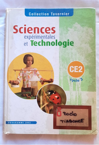 Sciences Experimentales Et Technologie En Francés 2003