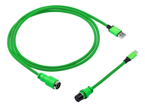 Cable Recto Para Teclado Cablemod Pro (viper Green, Usb A...