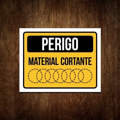 Placa de perigo produto tóxico - Trik