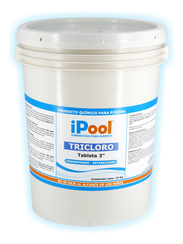 Cloro Alberca Tabletas 3 Pulgadas 10 Kg Tricloro