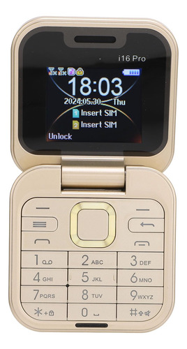 Teléfono Celular Con Tapa 2g Con Pantallas Duales, Botones Grandes, Linterna Led, Cámara Hd, Para Personas Mayores