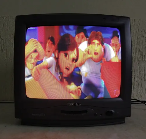 Tv Philco 14 Polegadas De Tubo Itautec Colorida Retrô Bivolt