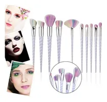 Comprar 10pcs Maquillaje Pro Cepillo Sombra De Ojos Brochas Set Polv