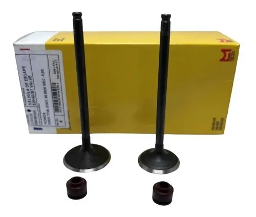 comprar Valvula Admissao E Escape Cg 160 Bros Metal Leve+retentores