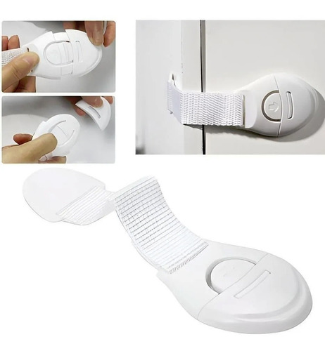 Imagen 3 de 4 de Seguro De Puertas Y Gavetas Para Bebes Seguridad Protección