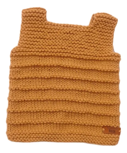 comprar Pechito Chalecos Bebe Tejido A Mano 6\u002F9 Meses Lana 