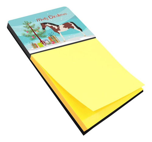 Nota Adhesiva Navideña De Carolines Treasures Pinto Horse