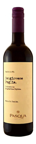 Vino Pasqua Sangiovese Puglia - Ml A $51