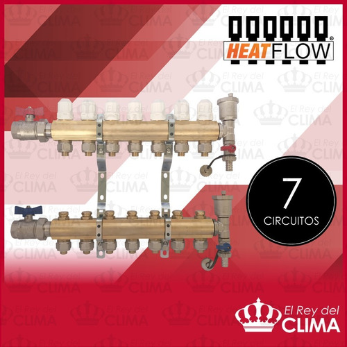 Imagen 2 de 6 de Colector De 7 Vías Heat Flow Super Completo - El Mejor -
