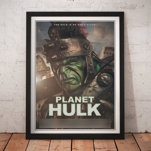 Cuadro Peliculas - Planet Hulk -  Movie Poster Art