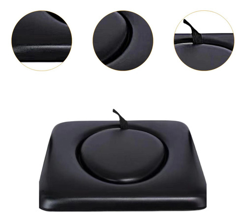 Pu Commode Cushion Almohadilla De Asiento De Agujero Redondo