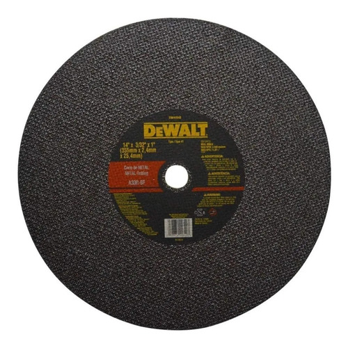 Disco Tronzadora Dewalt 14 Pg Ref Dw44640 (caja X 3unds)