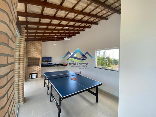 Imagem 4 de 15 de Chacara Condominio 3 Dorm 1 Suite Jardim De Inverno Lareira Piscina Area Gourmet - V-1094