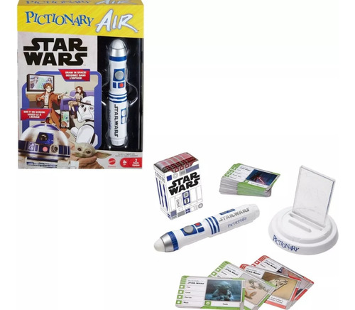Pictionary Star Wars Juego De Mesa Dibuja En El Aire Con Luz