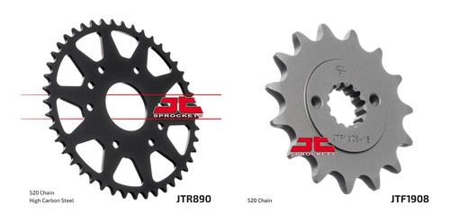 Corona Y Piñon Bajaj Dominar 400 / Duke 390 520 42/15